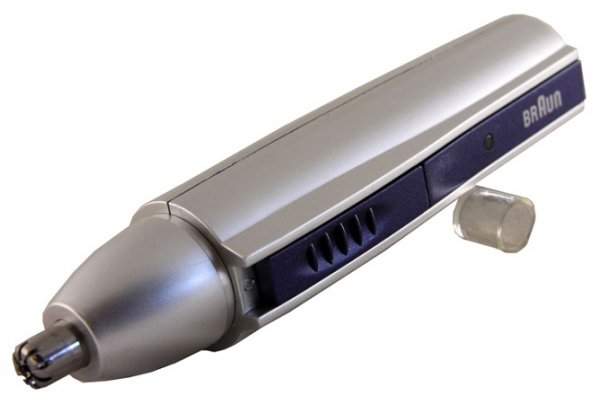 Trimmer electric shaver Braun MP-300 2in1 with attachments with steel blades and built-in battery