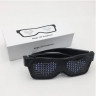 Led glasses programmable, DJ glasses, LED backlight, programmable pattern