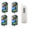 Set of radio switches 220V: 4 switches, remote control distance up to 3000 meters