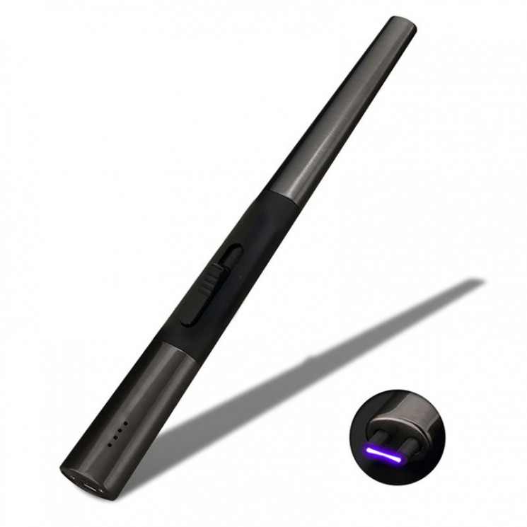 Electric pulse lighter for the kitchen with a charge indicator, beautiful design, rechargeable with USB