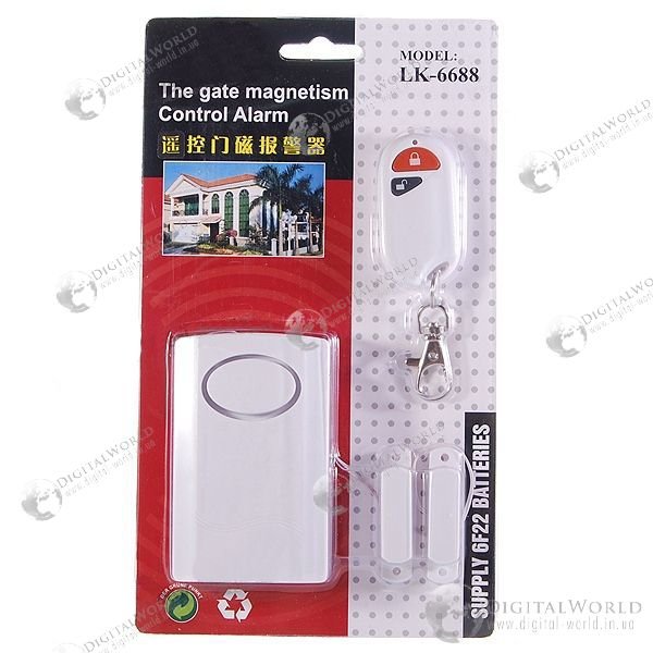 Sensitive alarm with sensor for opening windows and doors 