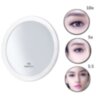Cosmetic magnifying mirror with a diameter of 15 cm with 10x magnification 10X on suction cups