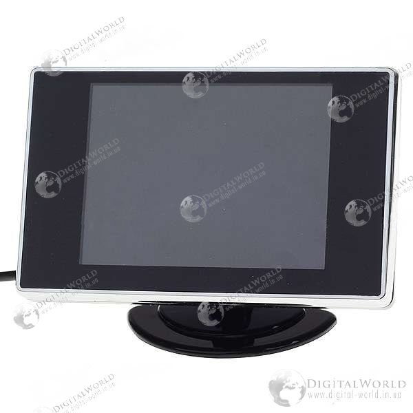 3.5" TFT LCD монитор ET-350 видеокамеры заднего вида для автомобиля (NTSC/PAL 12V DC)