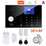 Комплект Wifi GSM сигналізації Tuya Smart G30 з бездротовими датчиками, підтримкою керування через смартфон, RFID брелоки, сирена