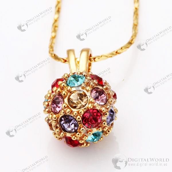 Gold plated pendant “Stephanie”