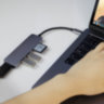 USB-концентратор для ноутбука USB Type-C to USB 3.0 SD/TF картки пам'яті