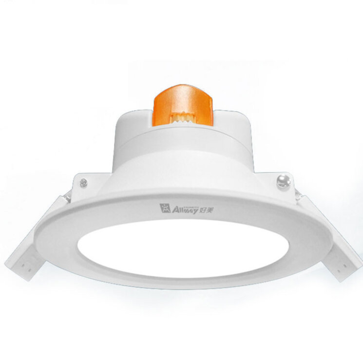 Internal recessed LED lamp with motion sensor + daylight sensor for corridor, entrance, warehouse, showcase