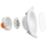 Internal recessed LED lamp with motion sensor + daylight sensor for corridor, entrance, warehouse, showcase