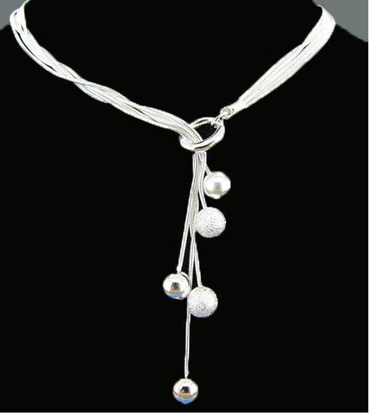 Necklace “Silver Shimmer” 