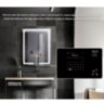 SMART зеркало S30, 90x70 см с сенсорным экраном 21,5 дюйма, беспроводные весы - анализатор тела