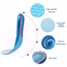 Gel Silicone Shoe Insoles, Sports Anti-Slip for Men and Women, Cutting (43-46)