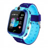 Children's watch for a child (Smart baby Watch Q12) with location detection, calls, “SOS” button, camera, blue color