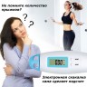 Електронна скакалка з довгим та коротким проводом має автоматичний підрахунок стрибків, калорій, миль.
