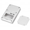 Desk clock - weather station with wireless temperature and humidity sensor, alarm clock, weather condition, moon phases