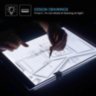 LED graphics tablet, LED board for drawing, writing, sketching, tracing, making copies