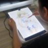 LED graphics tablet, LED board for drawing, writing, sketching, tracing, making copies