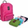 Folding backpack - transformable for travel, everyday wear, lightweight moisture-resistant fabric