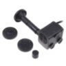 Solar-powered fountain for decorative lakes and air humidification in summer with nozzles