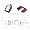Сенсорная кнопка для зеркала с LED-подсветкой 12–24V, 5A, диммер, память, плавное включение