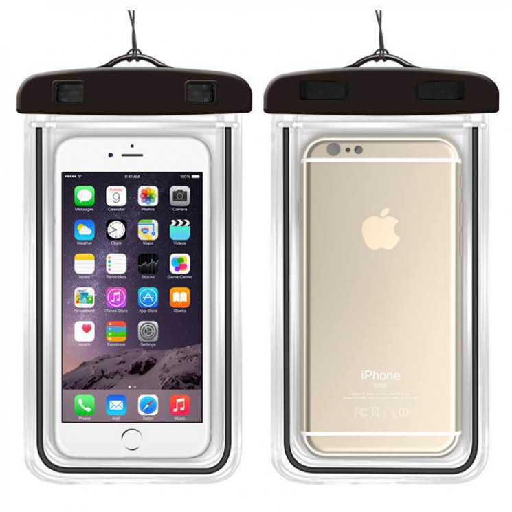 Sealed phone case waterproof for all kinds of smartphones up to 6 inches