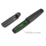 Pen-shaped presenter with built-in control panel and laser pointer 