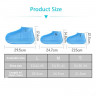 Silicone shoe covers for shoes from rain and dirt