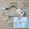 Сенсорная кнопка для зеркала 12–24V, 3 канала, CCT и RGB подсветка, диммер, управление дефоггером, IP44, 65W