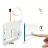 220V LED Mirror Touch Switch with Built-in 12V Power Supply, Dimmer, 36W, Memory, 1–6mm, IP21