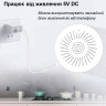 Wi-Fi датчик утечки газа Tuya 2.4 ГГц, LPG и природный газ, сирена 85 дБ, уведомления на смартфон, Smart Life, 5V
