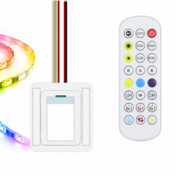 Сенсорная кнопка для RGB LED ленты 12V 60W с пультом, музыкальная подсветка, диммер, эффекты и таймер