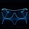 Stylish EL glasses with neon lighting for parties, discos, night festivities, light shows