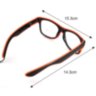 Stylish EL glasses with neon lighting for parties, discos, night festivities, light shows