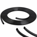 Black PVC U-Profile for Mirror 6×8 mm, Flexible Self-Adhesive Edge Trim for Mirror Edges, 10 Meters
