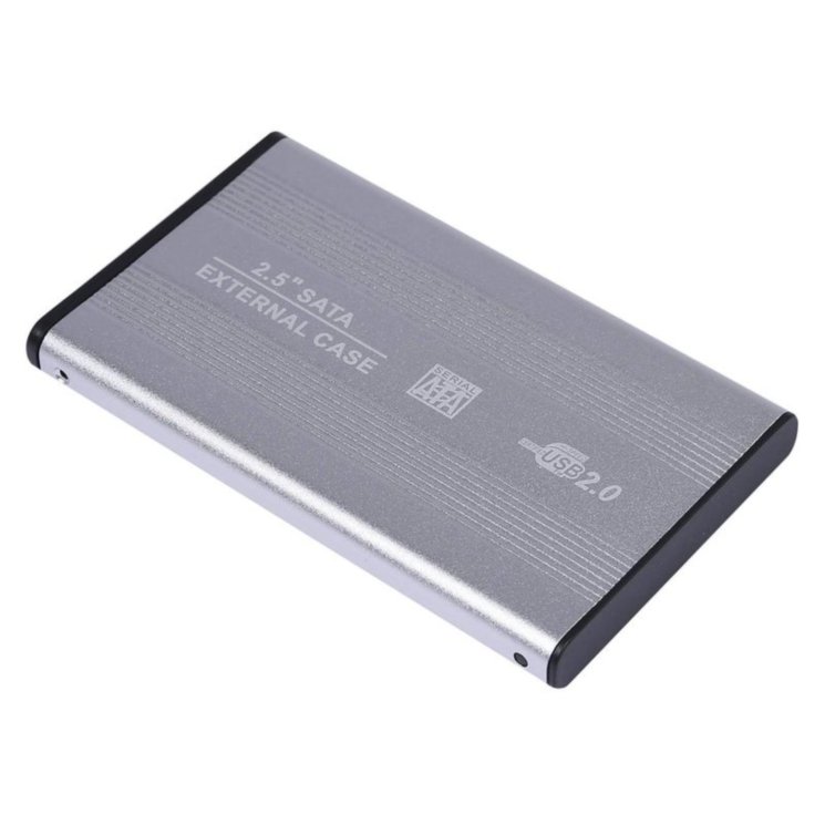 Корпус для зовнішнього жорсткого диска HDD 2.5" для створення переносного накопичувача інформації, USB 2.0