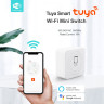 Tuya Mini Smart Switch WiFi 16А, смарт-модуль 100–240В для настенного выключателя, управление со смартфона и голосом