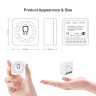 Tuya Mini Smart Switch WiFi 16А, смарт-модуль 100–240В для настенного выключателя, управление со смартфона и голосом
