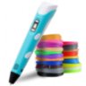 3D pen for three-dimensional drawing for children with 3-color PLA filaments