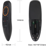 G10 remote mouse, gyroscope device, 2.4GHz + air mouse + IR + voice command