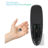 G10 remote mouse, gyroscope device, 2.4GHz + air mouse + IR + voice command