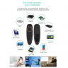 G10 remote mouse, gyroscope device, 2.4GHz + air mouse + IR + voice command